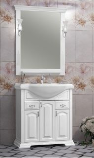 Тумба под раковину Opadiris Риспекто 80 00-00006024 Белая матовая